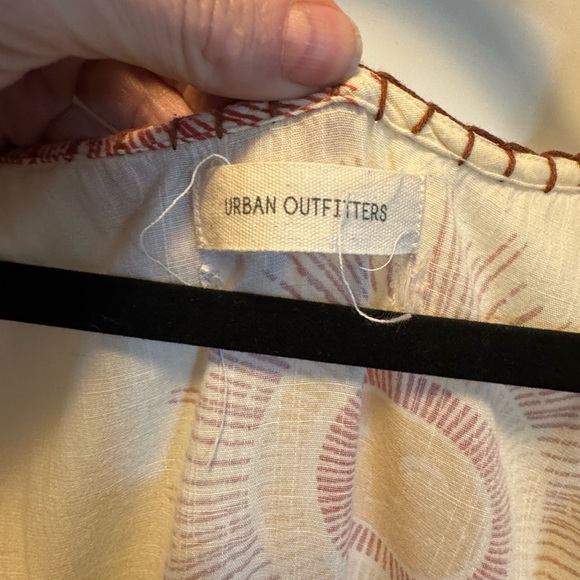 Urban Outfitters Cream and Brown Midi Dress - Picture 4 of 7